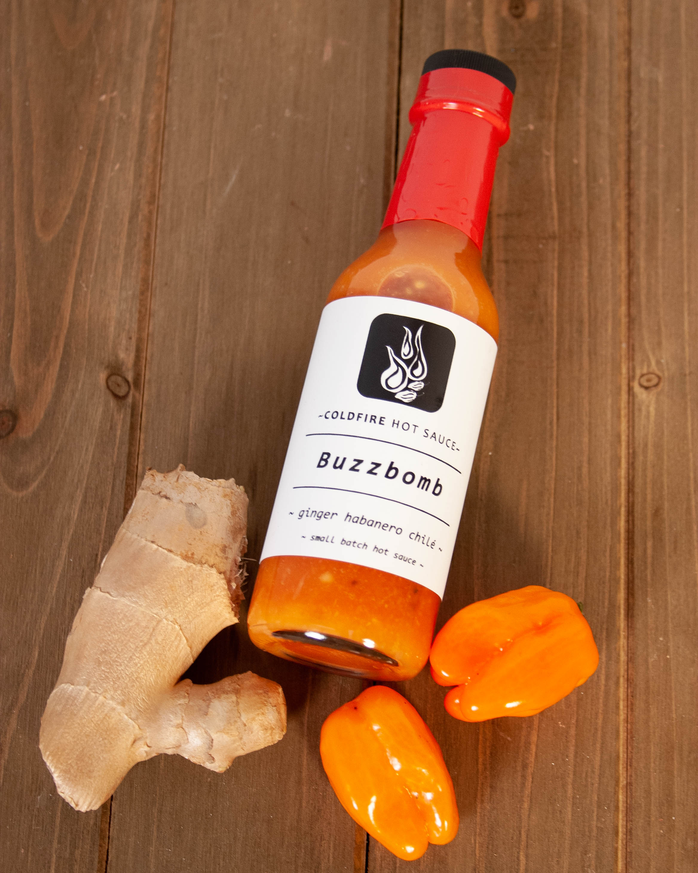 Buzzbomb | Ginger Habanero Sauce | Sweet and Spicy Heat