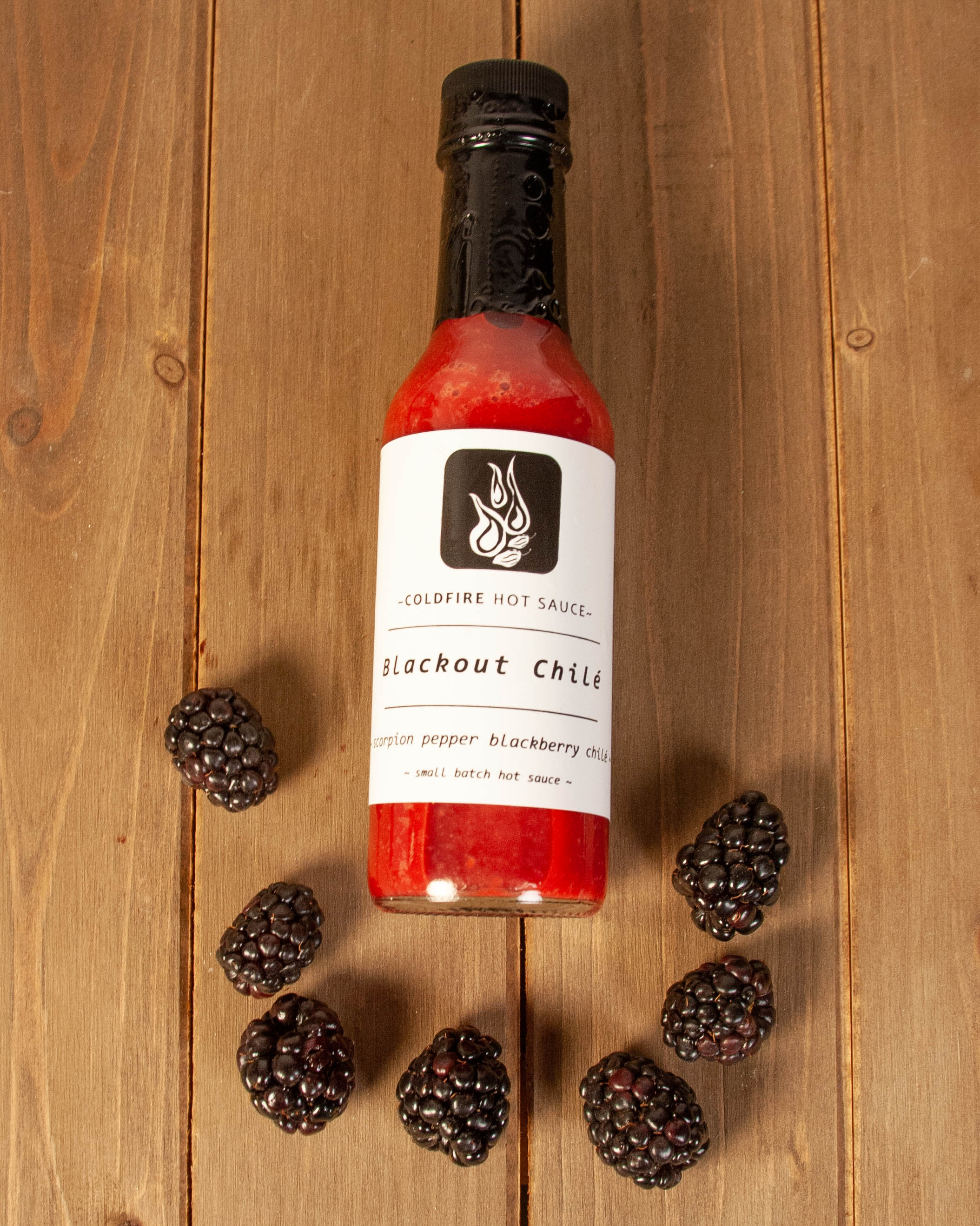 Blackout | Blackberry Scorpion Pepper Hot Sauce | Extreme Heat | Fruity Sweet Heat