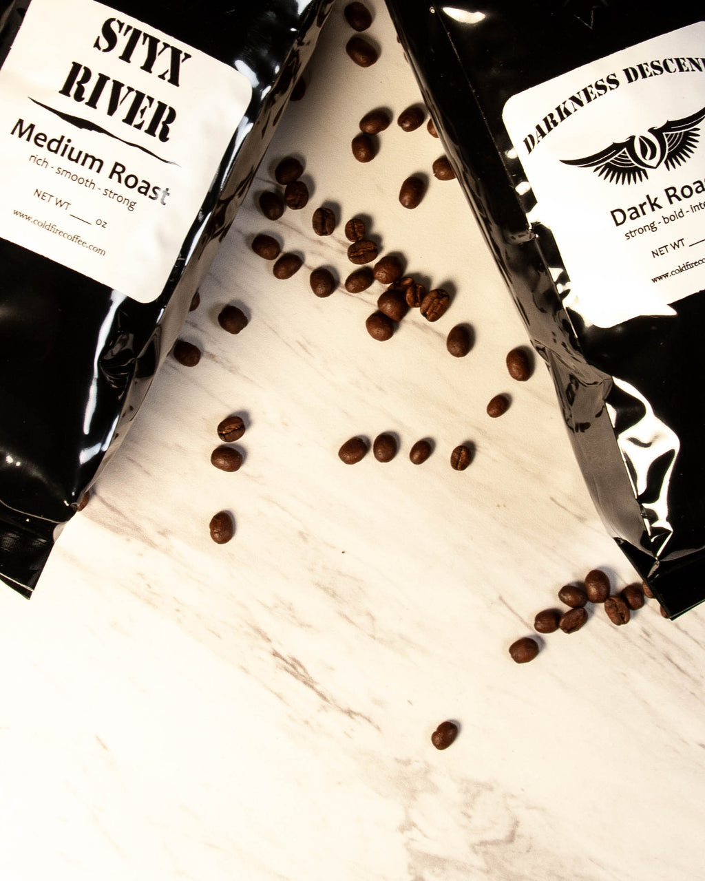 Pour Over Coffee Starter Set with Ceramic Dripper | Dark & Medium Roast Coffee Bundle | Complete Pour Over Kit Gift Set for Coffee Lovers