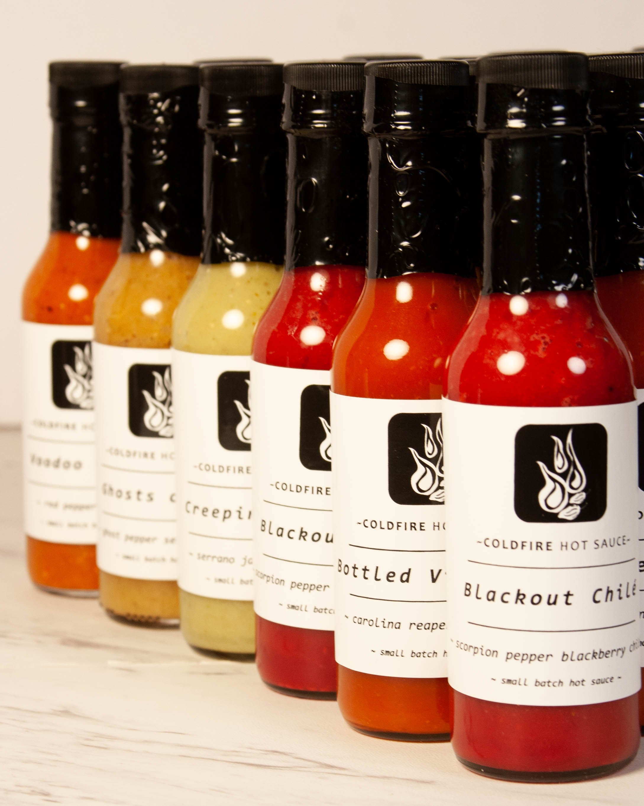 Gourmet Hot Sauce Sampler - 5 Flavor Variety Pack | Spicy Sauce Collection for Hot Sauce Lovers