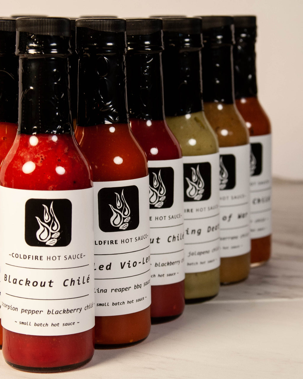 Gourmet Hot Sauce Sampler - 5 Flavor Variety Pack | Spicy Sauce Collection for Hot Sauce Lovers