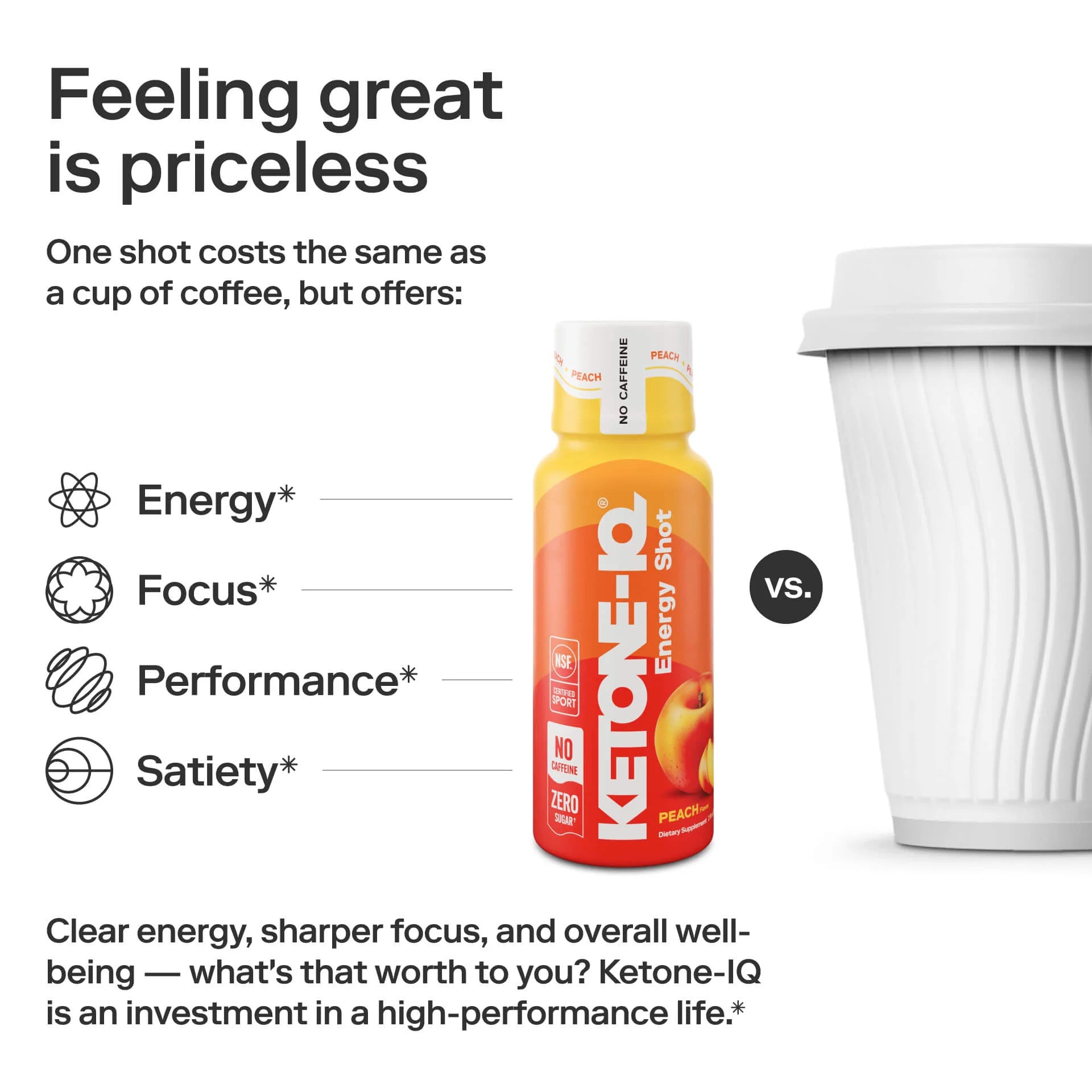 Ketone IQ +Caffeine Shot